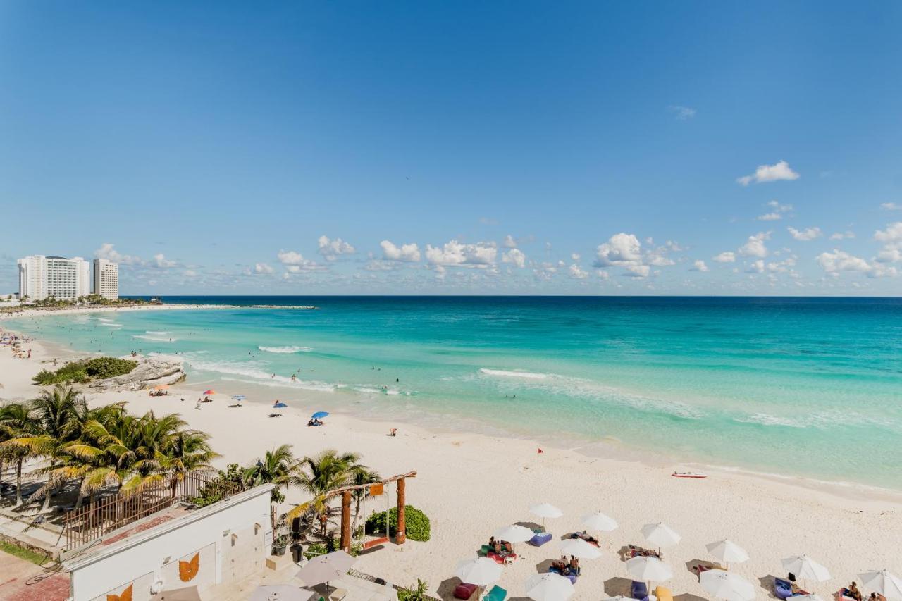 *Turquoise Escape- Beachfront Studio By Casa Paraiso* كانكون المظهر الخارجي الصورة