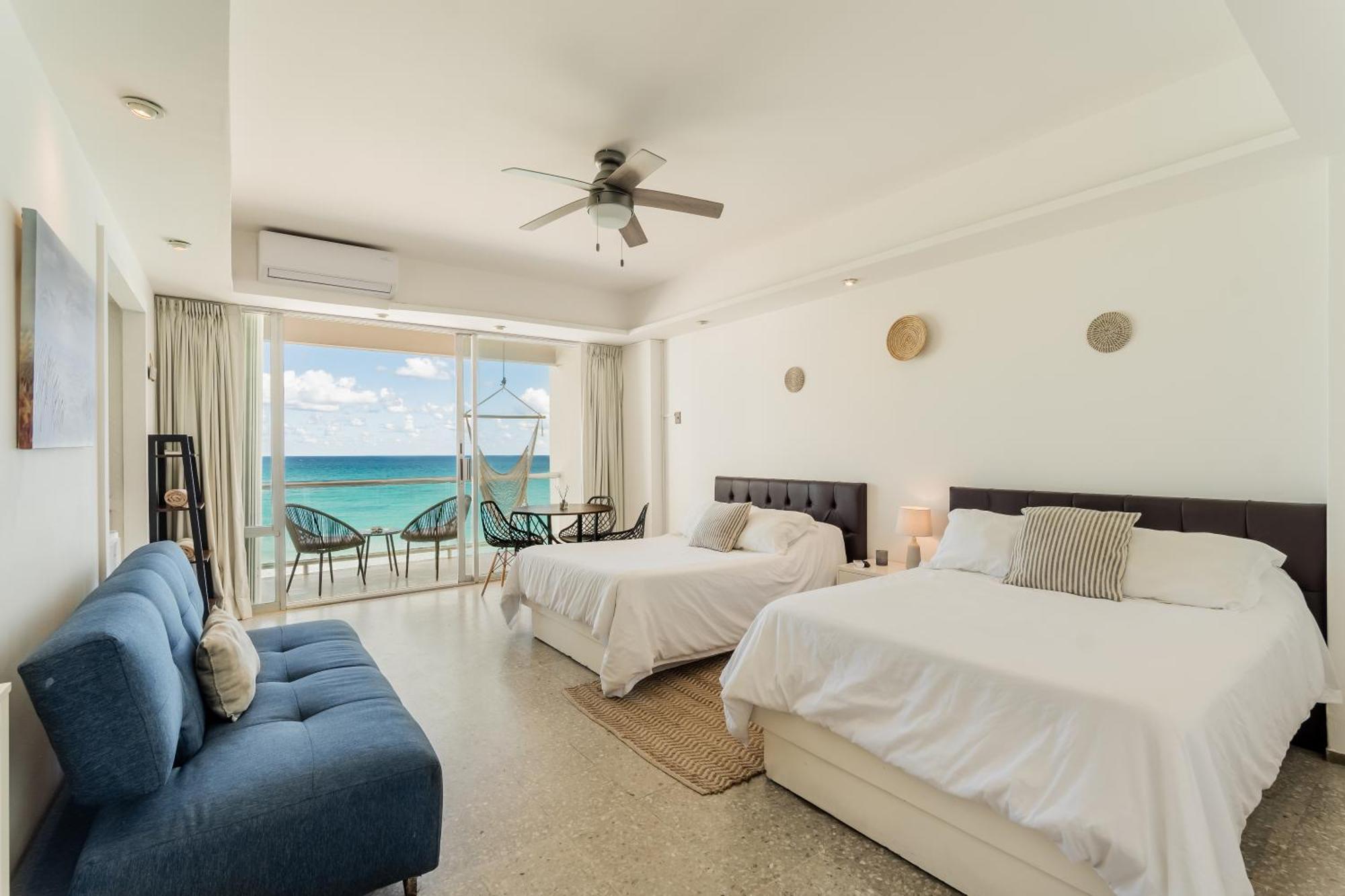 *Turquoise Escape- Beachfront Studio By Casa Paraiso* كانكون المظهر الخارجي الصورة